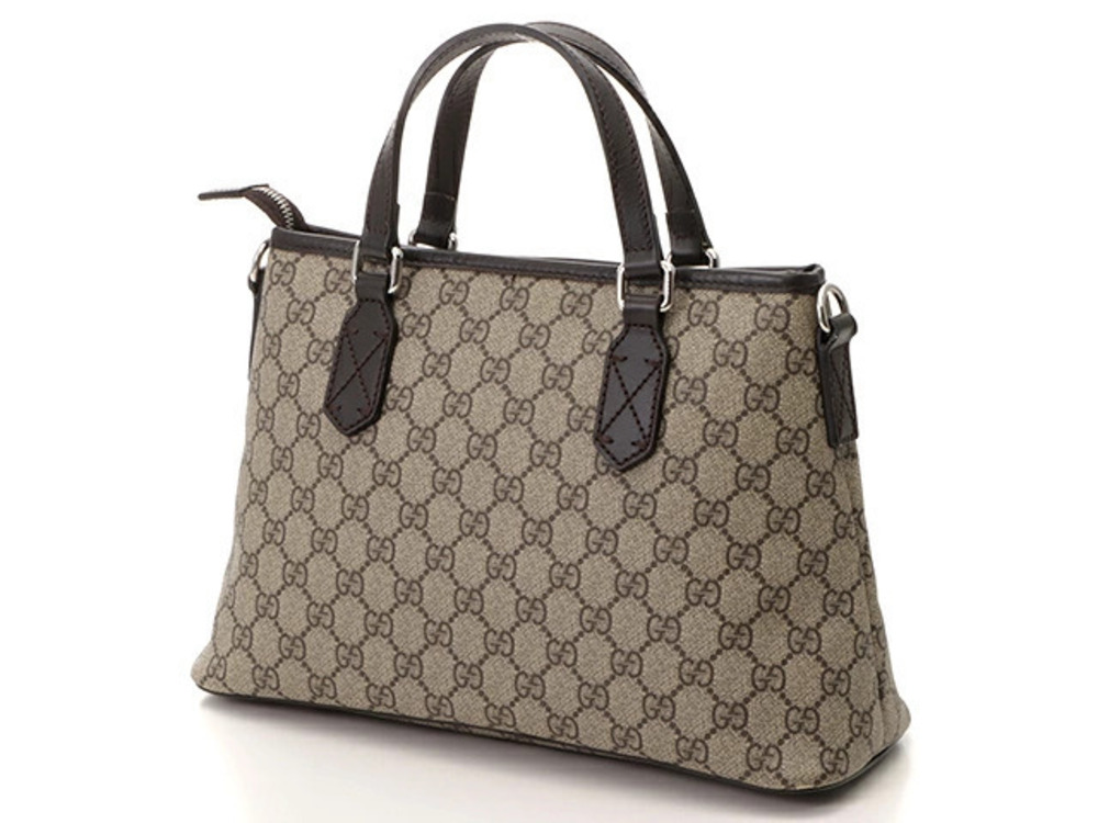 Gucci dark bag GG Beige Supreme brown shoulder Cream Brown Cream